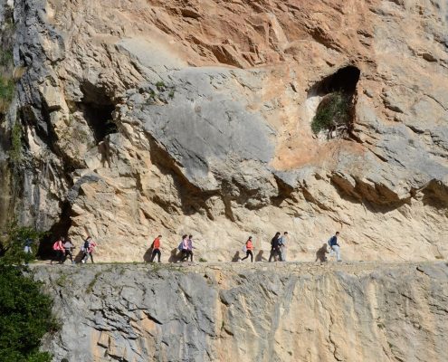 Impresionante imagen de la ruta del Cares