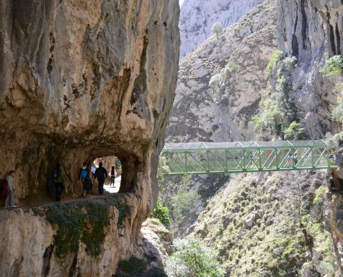 Ruta de senderismo en el río Cares, Asturias