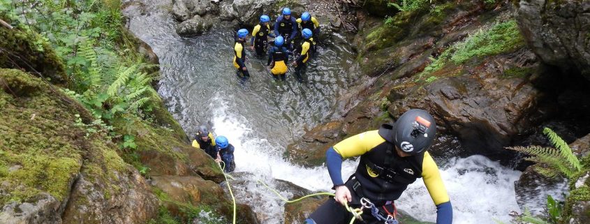 Descenso de cañones en Asturias