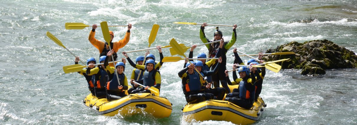 Rafting en el Sella