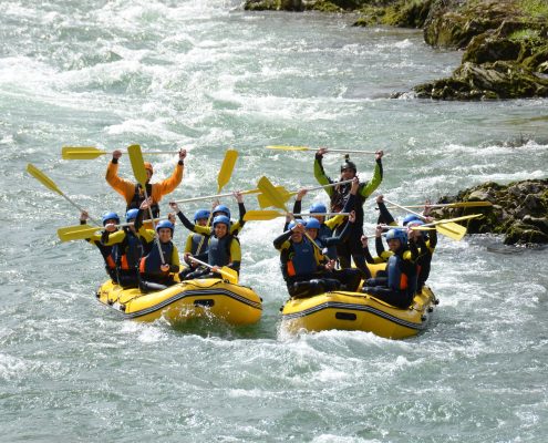 Rafting en el Sella